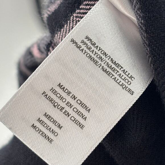 Rails Onyx Slate Blush Hunter Plaid Button Down Top - Picture 9 of 11